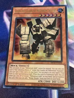 Yu-Gi-Oh! Golem that Guards the Millennium Treasures MP25-EN208 Ultra Rare NM/M - Image 1