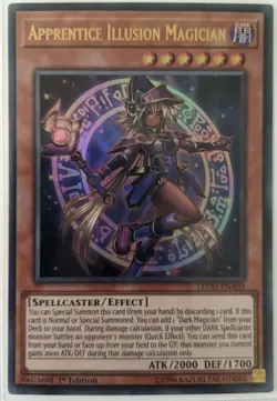YuGiOh Apprentice Illusion Magician Ultra Rare 1st Edition LEDD-ENA03 - Image 1
