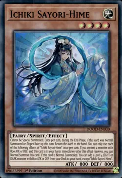 Ichiki Sayori-Hime - Super Rare 1st Edition DOOD-EN030 - NM - YuGiOh - Image 1
