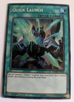 Quick Launch [MP18-EN139] Secret Rare 1st Ed Near Mint! Yu-Gi-Oh - Image 1
