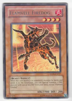 YU-GI-OH Flamvell Firedog Rare englisch ANPR-EN037 Flamvell Feuerhund NM - Image 1
