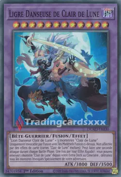 Yu-Gi-Oh! Ligre Danseuse de Clair de Lune : SR DUAD-FR030 - Image 1