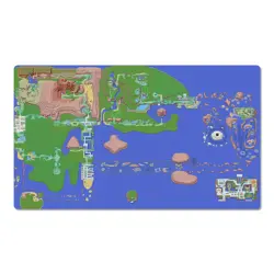 Emerald Hoenn Complete Map Board Game Pokemon Playmat Card Play Mat TCG CCG Pad - Image 1