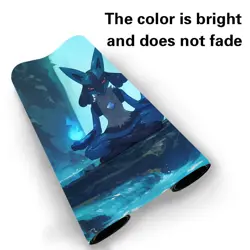 Lucario Board Game Pokemon Table Playmat Card Play Mat TCG CCG Pad Mousepad - Image 2