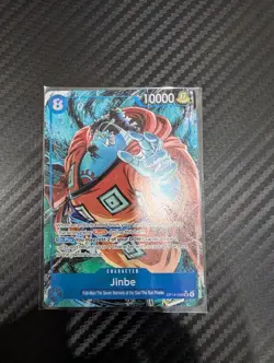 One Piece Jinbe Alt Art OP14-049 THE AZURE SEA'S SEVEN English - Image 1