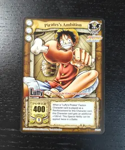 Luffy Pirates's Ambition One Piece CCG PR001 Shonen Jump Promo Lightly Played - Image 1