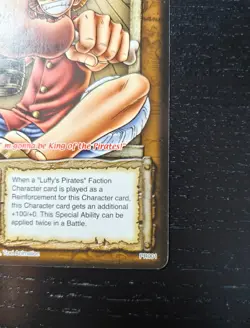 Luffy Pirates's Ambition One Piece CCG PR001 Shonen Jump Promo Lightly Played - Image 3