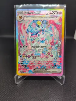 Pokemon Sylveon EX TCG Card Prismatic Evolutions 156/131 NM Condition - Image 1