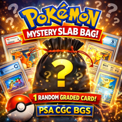 🔥 Pokemon Mystery Graded Card | PSA / CGC / BGS Slab | Collectors Gamble! - Image 1