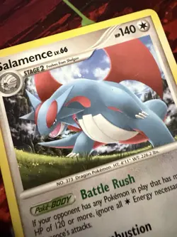 Salamence 24/100 Stormfront Rare Pokemon Card - Image 2