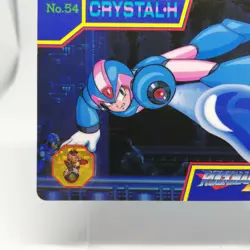 54 Crystal Hunter MEGA (ROCK) Man X2 Card 1994 BANDAI JAPAN CAPCOM TCG - Image 3