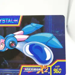 54 Crystal Hunter MEGA (ROCK) Man X2 Card 1994 BANDAI JAPAN CAPCOM TCG - Image 4
