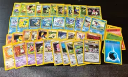 Pokemon Neo Genesis Vintage Lot - 45 Cards - No Dups - English WOTC - Image 1