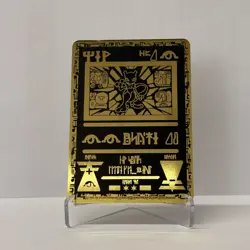 1999-2000 Wizards Gold Metal Pokemon Card-Collectible Gift Display！HOT!! - Image 1