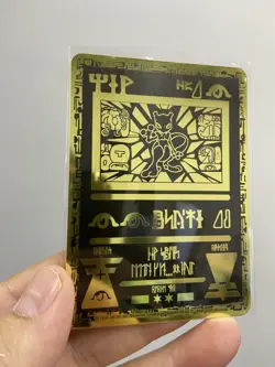 1999-2000 Wizards Gold Metal Pokemon Card-Collectible Gift Display！HOT!! - Image 3