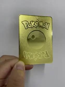 Gold Metal Eevee Pokemon Card-Collectible Gift Display！lovely‌ - Image 4