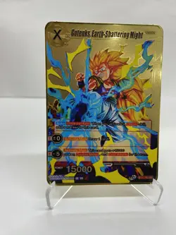 Gotenks,Earth-Shattering Minght Metal Dragon Ball Gift Display Card-Collectible - Image 1