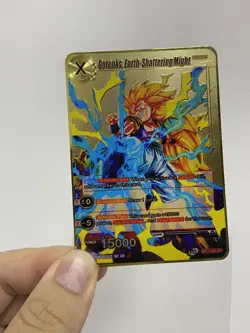 Gotenks,Earth-Shattering Minght Metal Dragon Ball Gift Display Card-Collectible - Image 5