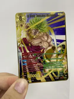 SS Broly,Tenacious Onslaught Metal Dragon Ball Gift Display Card-Collectible - Image 2