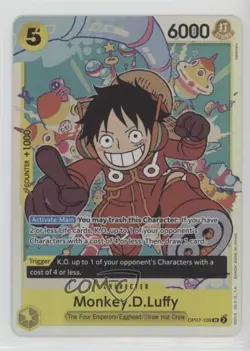 2024 One Piece Card Game: 500 Years in The Future OP07 SR Monkey D Luffy - Image 1