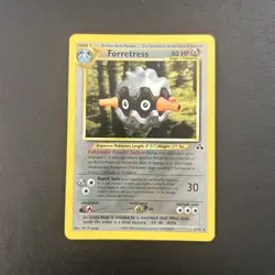 Forretress 2/75 Neo Discovery Unlimited Pokemon Card Holo Rare Moderately Played - Image 1