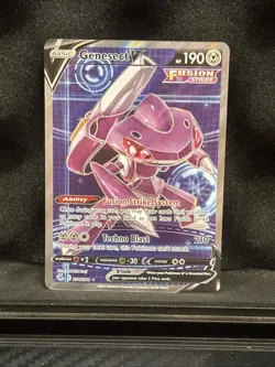 Genesect V - 254/264 - Pokemon Fusion Strike Sword Shield Full Art Rare Card NM - Image 1