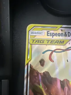 Espeon and Deoxys Gx Tagteam Promo Pokemon Jumbo Card - Image 2