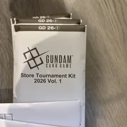 3*Gundam Card Game Store Tournament Kit 2026 Vol 1 English SEALED - Image 1