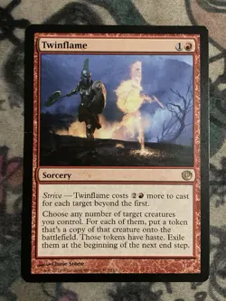 MTG Twinflame Journey into Nyx 115/165 Regular Rare Magic The Gathering - Image 1
