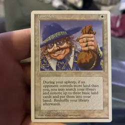 4th Edition MTG 1 Land Tax Magic - Image 1