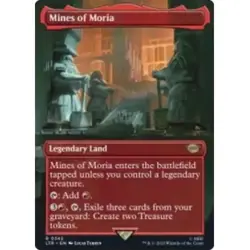 Mines Of Moria (borderless) X4 M/NM Magic MTG The Lord Of The Rings - Image 1