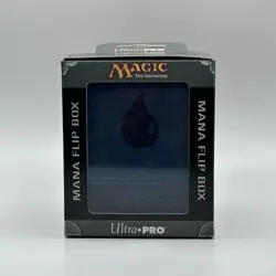 MTG Mana Flip Deck Box Blue Second Generation Single Magnet Ultra Pro Sealed! - Image 1