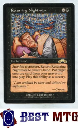 Magic The Gathering MTG Recurring Nightmare 72 #A Exodus - Image 1
