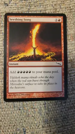 * * 1x Seething Song x1 * * Mirrodin MTG NM Near Mint or Close - Image 1