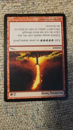 * * 1x Seething Song x1 * * Mirrodin MTG NM Near Mint or Close - Image 2