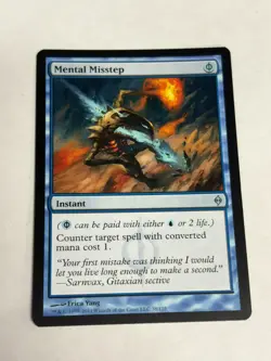 Mental Misstep 2011 New Phyrexia Blue Uncommon Instant MTG NM - Image 1