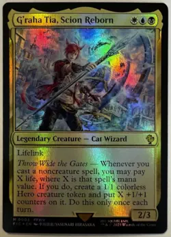 mtg magic G'raha Tia, Scion Reborn FOIL ENGLISH final fantasy - Image 1