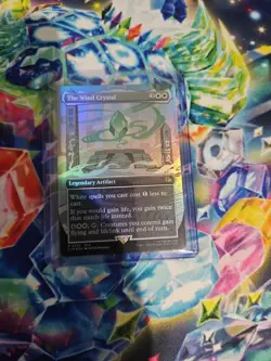 2025 MTG Magic The Gathering FIN Final Fantasy Borderless Foil The Wind Crystal - Image 1