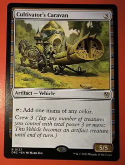 MTG, AETHERDRIFT: CULTIVATOR'S CARAVAN- REGULAR FINISH, RARE #0127 DRC, NM - Image 1