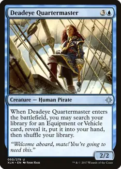 Deadeye Quartermaster 1x MtG Ixalan SP/NM - Image 1