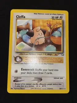 Pokemon Tcg Cleffa Neo Genesis Unlimited Rare 20/111 NM/VLP - Image 2