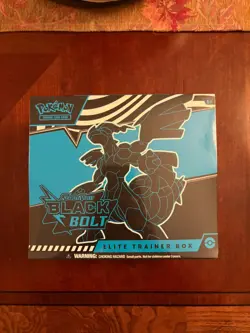 Pokemon TCG: Black Bolt Elite Trainer Box (ETB) - New Factory Sealed - Image 1