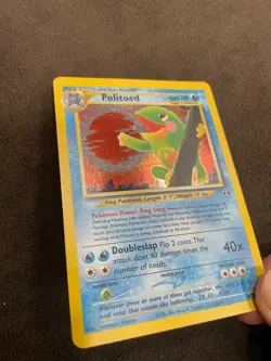 Politoed 8/75 Neo Discovery Tomokazu Komiya Holo Pokemon TCG LP - Image 4