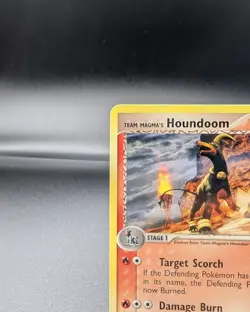 Team Magma's Houndoom 34/95 - Team Magma Vs Team Aqua Regular - Pokemon TCG - LP - Image 2