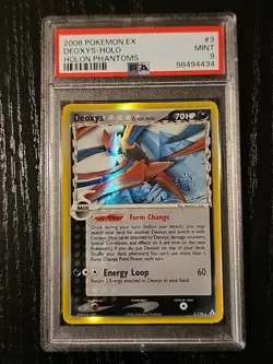 2006 Pokemon EX Holon Phantoms Deoxys Holo 3/110 PSA 9 Mint - Image 1