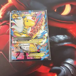 Pokemon TCG M Ampharos EX 88/98 Full Art Ultra Rare - XY Ancient Origins - LP - Image 1