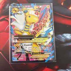 Pokemon TCG M Ampharos EX 88/98 Full Art Ultra Rare - XY Ancient Origins - LP - Image 2