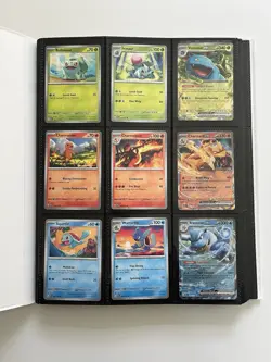 Pokemon SV 151 Complete Base Set 1-165 with Mew Binder - Image 2