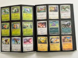 Pokemon SV 151 Complete Base Set 1-165 with Mew Binder - Image 3