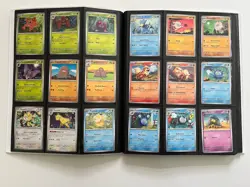 Pokemon SV 151 Complete Base Set 1-165 with Mew Binder - Image 5